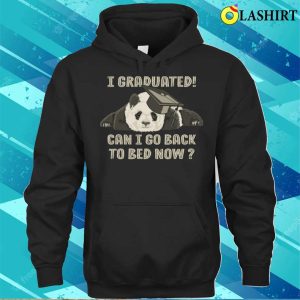 Class Of 2023 T shirt Funny Panda I Graduated Can I Go Back To Bed Now T shirt 3
