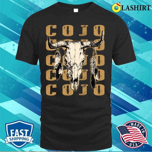 Cojo T-shirt, Metal Bands Cojo Cowboy Boots Funny Gifts Men T-shirt