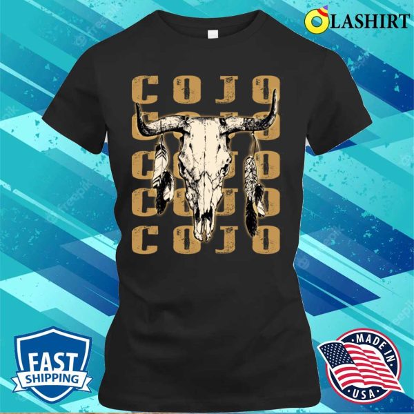 Cojo T-shirt, Metal Bands Cojo Cowboy Boots Funny Gifts Men T-shirt