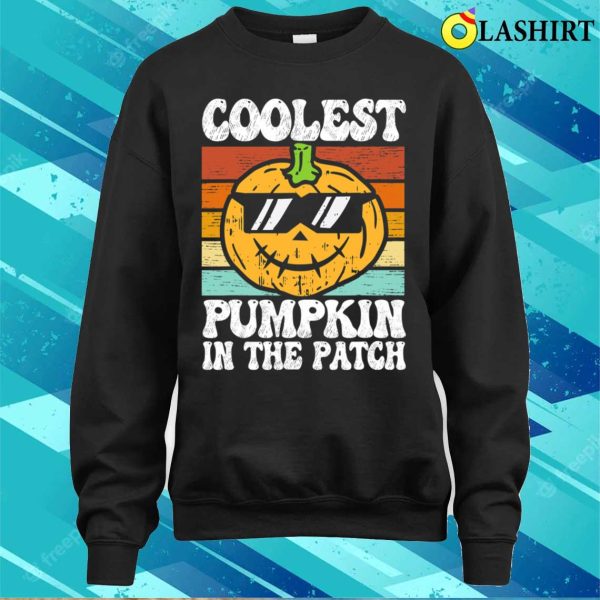 Coolest Pumpkin In The Patch Funny Halloween T-shirt