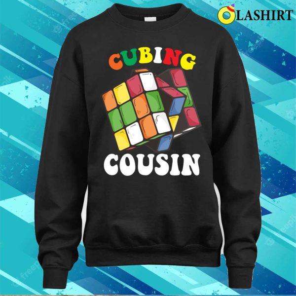 Cubing Cousin T-shirt, Cubing Cousin Funny Speed Cubing Kids T-shirt