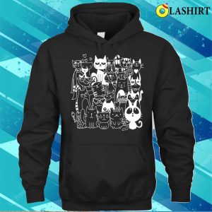 Cute Cat Meow Kitten Funny Cat Tee Gifts For Cat Lover Women T shirt 3