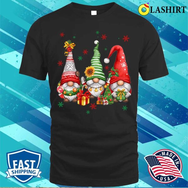 Cute Christmas Gnomes Funny Family Gnomes Xmas Matching Shirt