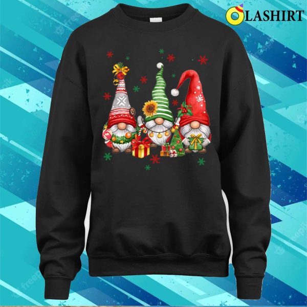 Cute Christmas Gnomes Funny Family Gnomes Xmas Matching Shirt