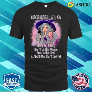 December Witch Women Halloween Funny Shirt December Witch Women Halloween Funny Shirt 1