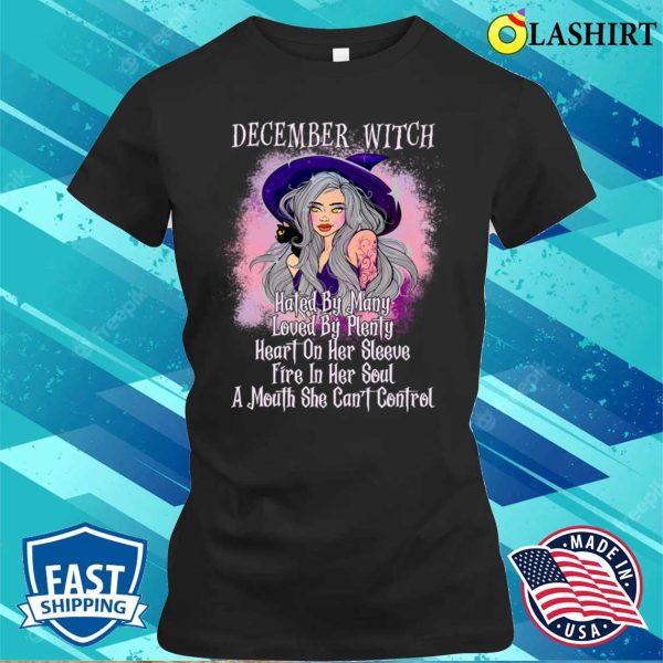 December Witch Women Halloween Funny Shirt, December Witch Women Halloween Funny Shirt