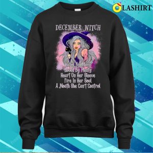 December Witch Women Halloween Funny Shirt December Witch Women Halloween Funny Shirt 4
