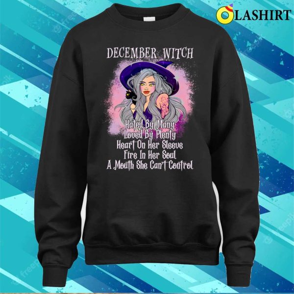 December Witch Women Halloween Funny Shirt, December Witch Women Halloween Funny Shirt