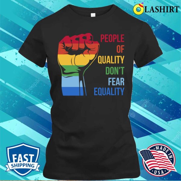 Don’t Fear Equality Funny Gender Fluid Gift T-shirt