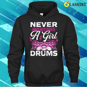 Drummer Girl Funny Drumming Gift T shirt 3