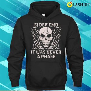 Elder Emo Funny Goth Gift T shirt 3
