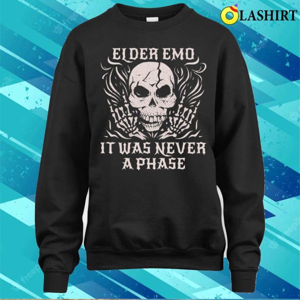 Elder Emo Funny Goth Gift T-shirt