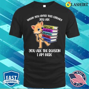 Enter This Library Funny Librarian Gift T shirt 1