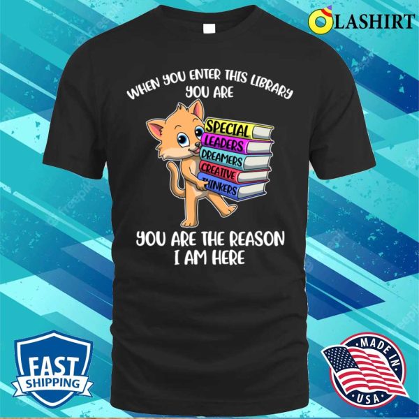 Enter This Library Funny Librarian Gift T-shirt