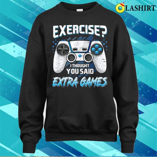 Extra Lives Funny Video Game Controller Retro Gamer Boys Shirt