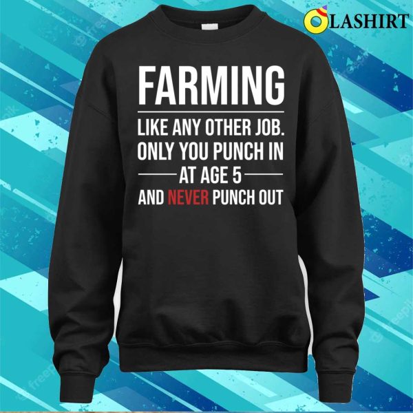 Farming Definition Quote Funny Farmer T-shirt