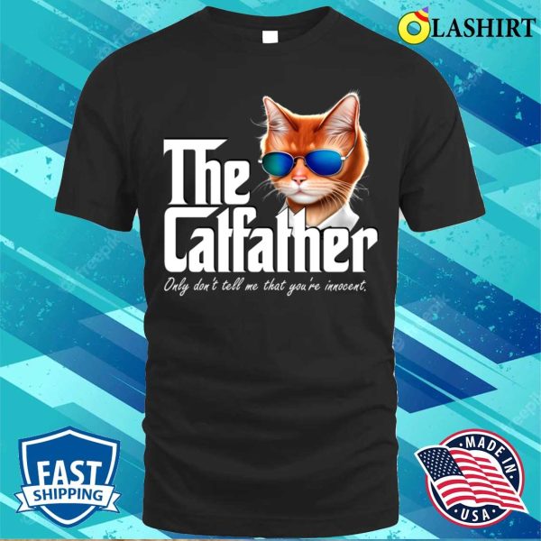 Father’s Day Cat Owners Funny T-shirt