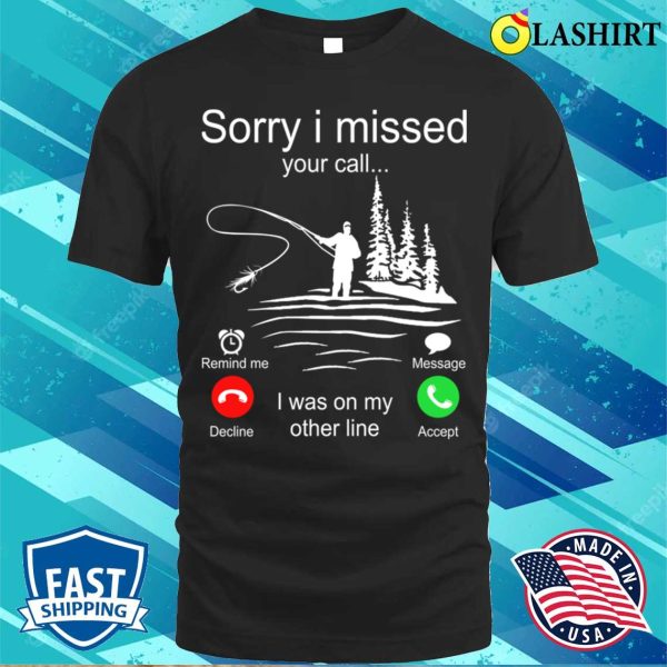 Fishing Lover Gift T-shirt, Funny Fishing Dad Mens Reel Cool Fishing Lover Costume T-shirt