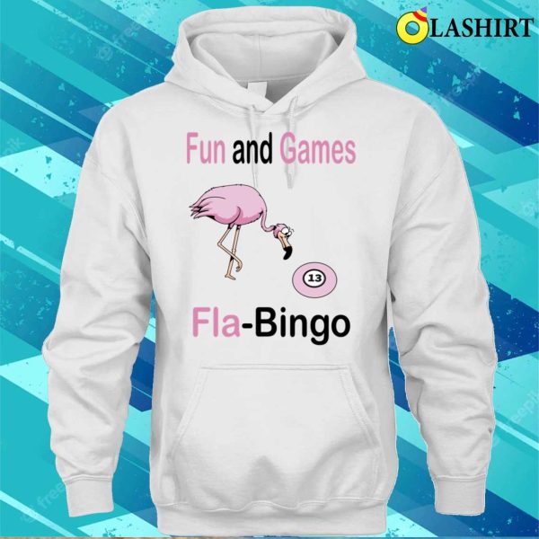 Flamingo Bingo Funny T Shirt Fla Bingo T-shirt