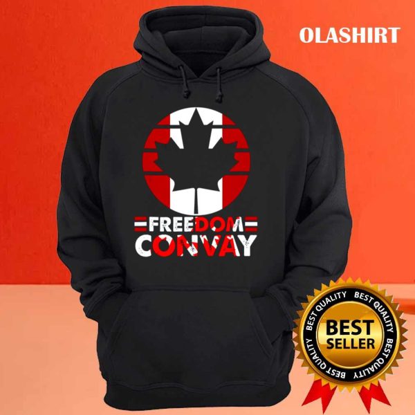 Freedom Convoy Canadian Trucker Tees Maple Leaf Vintage Truckers T-shirt