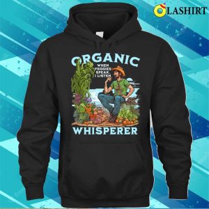 Funny American Organic Farmer Iowa Midwest Organic Whisperer T shirt 3