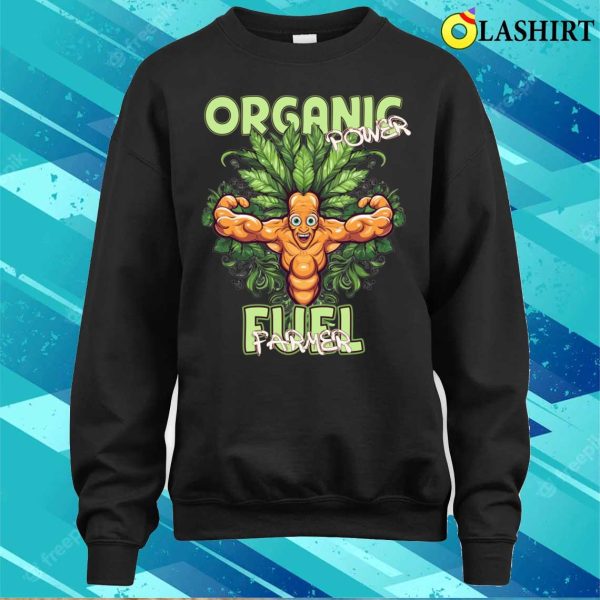 Funny American Organic Farmer Iowa Midwest T-shirt