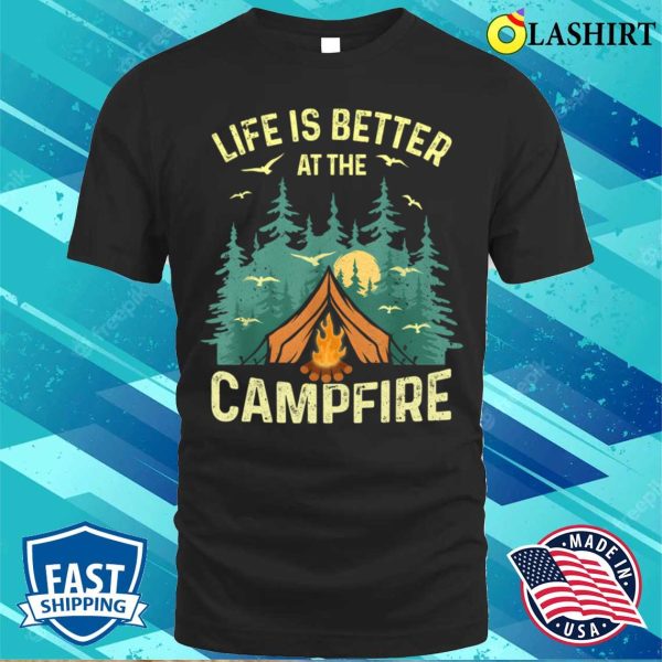 Funny Camping Lover Design Camping Vacationist T-shirt