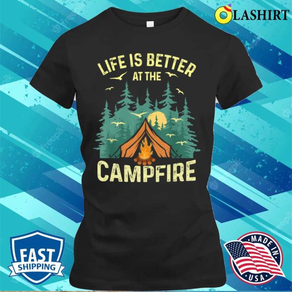 Funny Camping Lover Design Camping Vacationist T-shirt