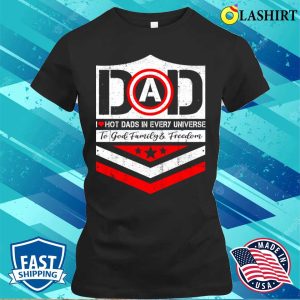 Funny Captain Dad Superhero Novelty Funny Fathers Day T-shirt 1 Funny Captain Dad Superhero Novelty Funny Fathers Day T shirt 2