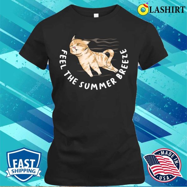 Funny Cat T-shirt, Cute Cat Nap Shirt With Humorous Cat Sleeping Position T-shirt