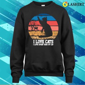 Funny Cats Love T-shirt I Love Cats T-shirt 3 Funny Cats Love T shirt I Love Cats T shirt 4