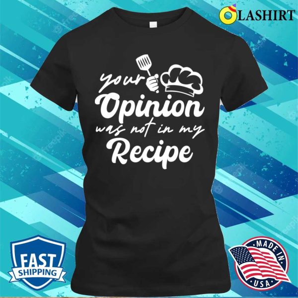 Funny Chef Culinary Cook Design For Men Women Cooking Lover T-shirt