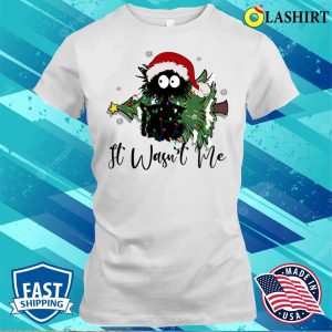 Funny Christmas Cat T shirt Funny Christmas Cat T shirt 1