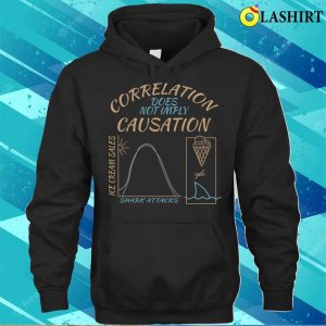 Funny Correlation Does Not Imply Causation Logical Fallacy T-shirt 2 Funny Correlation Does Not Imply Causation Logical Fallacy T shirt 3