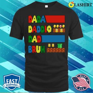 Funny Dada Daddio Dad Bruh Daddio Game For Fathers Day T shirt 1