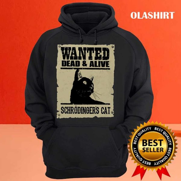 Funny Dead And Alive Schrodinger’s Cat Science Physics T-shirt