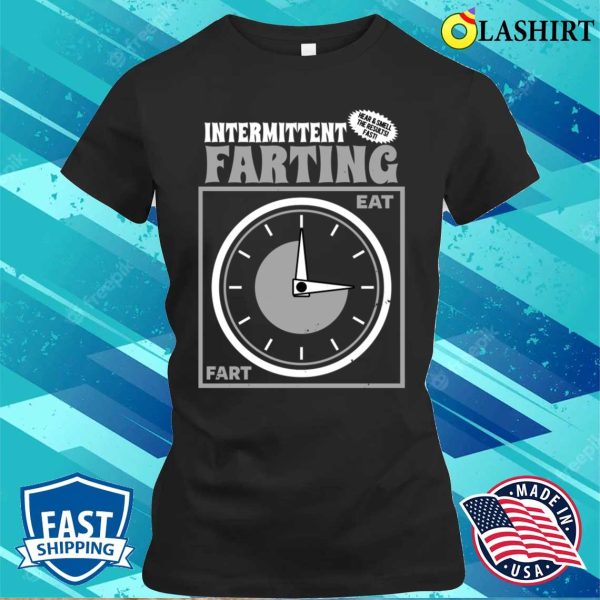 Funny Designs T-shirt, Intermittent Farting T-shirt