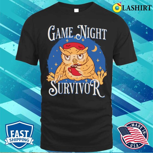 Funny Family Board Night Game Host Game Night Survivor T-shirt