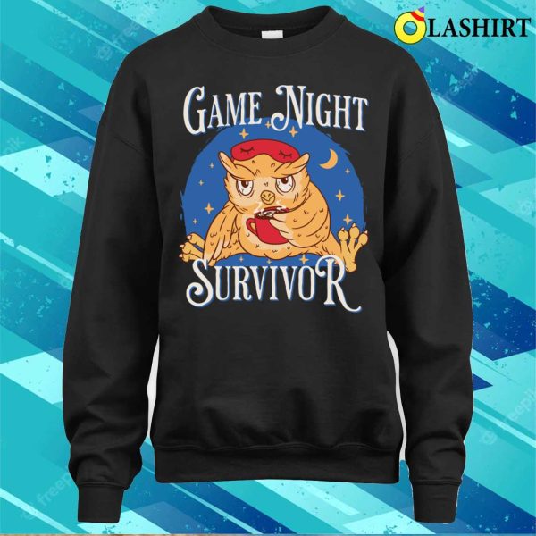 Funny Family Board Night Game Host Game Night Survivor T-shirt