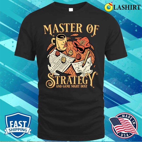 Funny Family Board Night Game Host Strategy Tabletop T-shirt