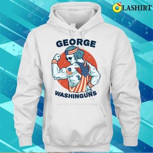 Funny George Washinguns Workout Patriotic 4th Of July Gift T shirt 3