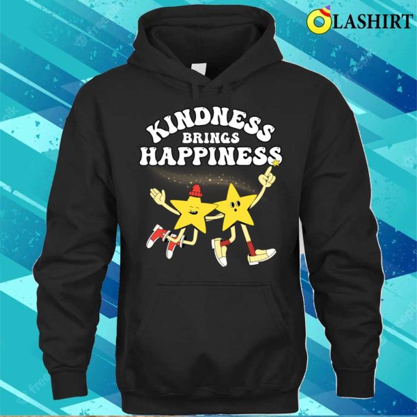 Funny Kidness And Happiness Vintage Retro Stars T-shirt