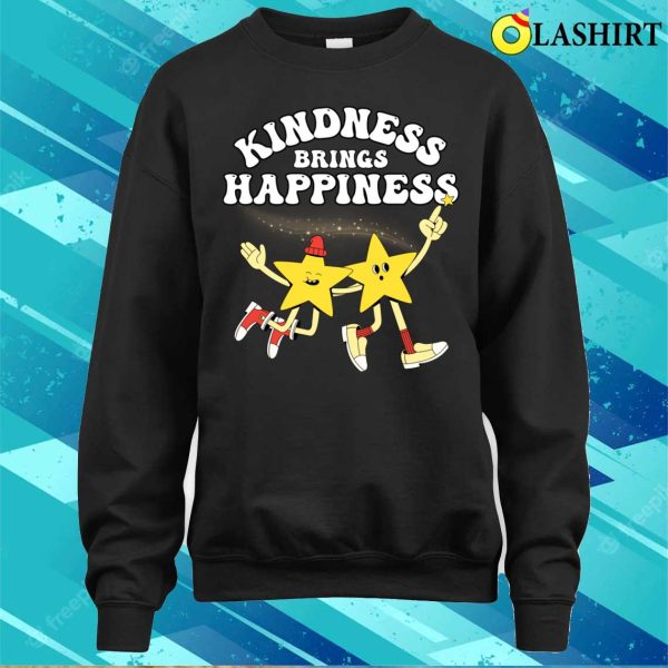 Funny Kidness And Happiness Vintage Retro Stars T-shirt