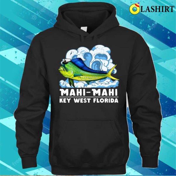 Funny Mahi Mahi Captain Hat Coryphaena Saltwater Dolphinfish Florida Key West T-shirt