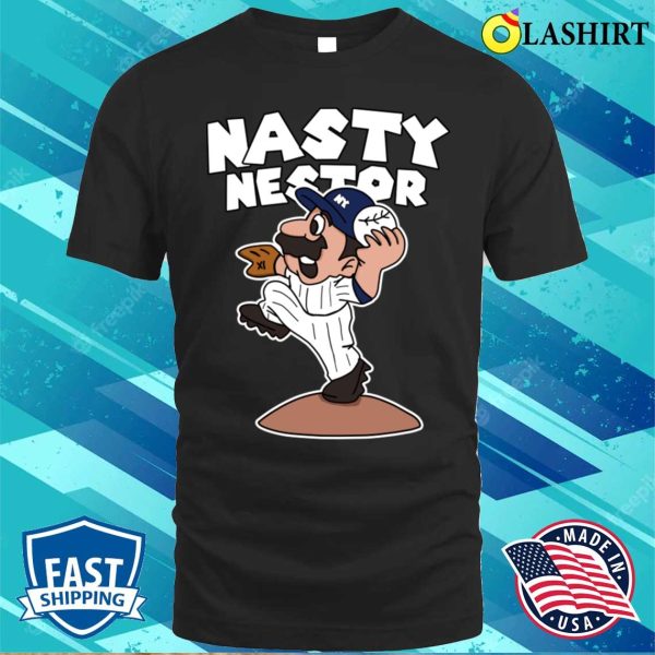 Funny Nasty Nestor Cortes Jr Cartoon T-shirt