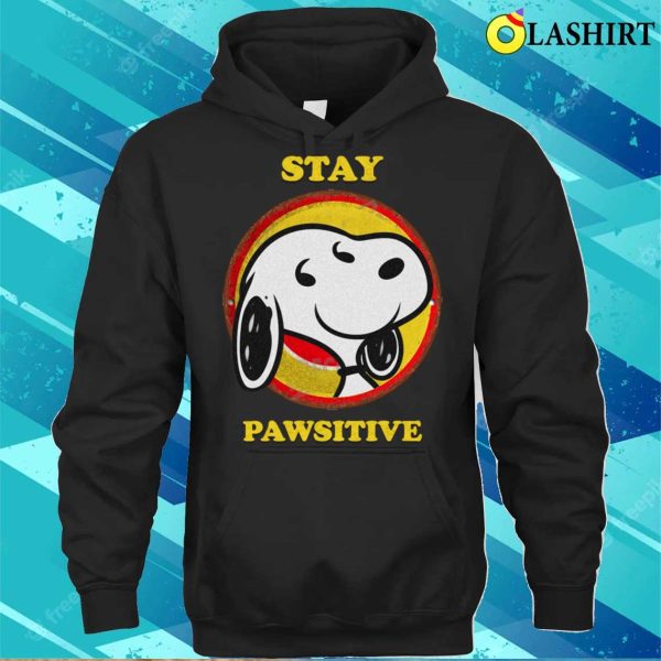 Funny T-shirt Stay Pawsitive T-shirt