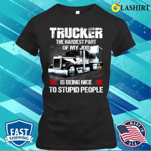 Funny Trucker T shirt 2