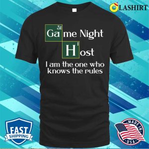 Game Night Host T shirt Funny Family Board Night Game Host T shirt 1