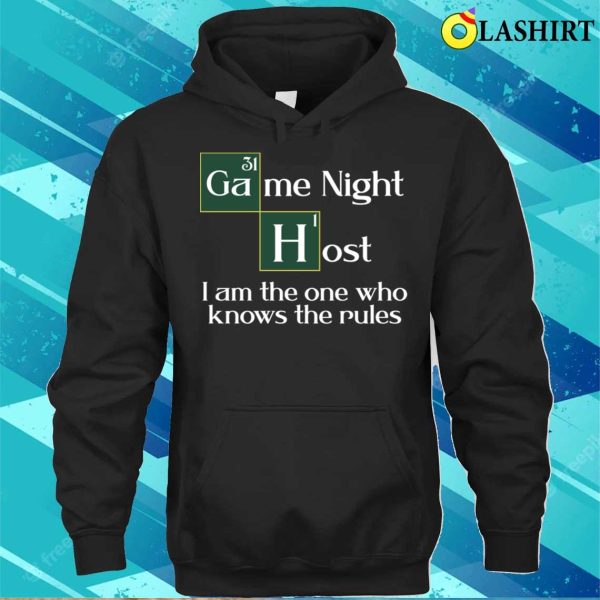 Game Night Host T-shirt, Funny Family Board Night Game Host T-shirt