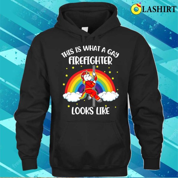 Gay Firefighter T-shirt, Gay Firefighter Funny Gay Gift T-shirt